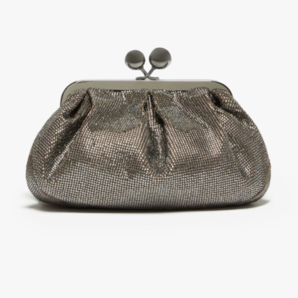 Small Pasticcino Bag - Black Rhinestones